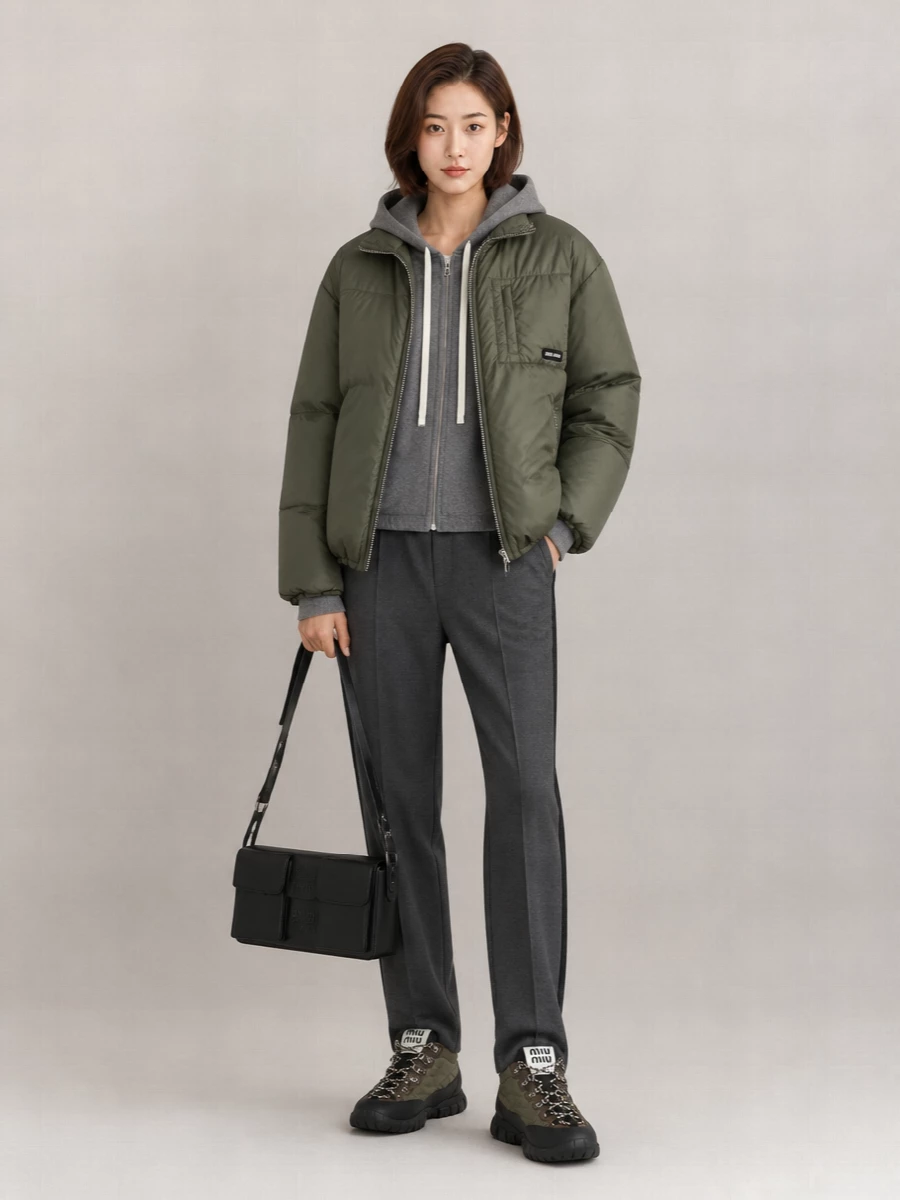 Miu Miu Panelled High-Top Sneakers