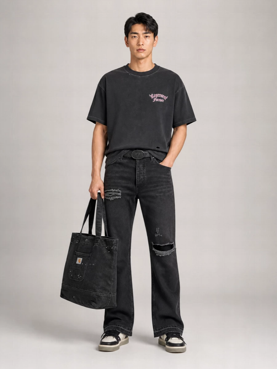 Represent Distressed Heaton Denim Jeans