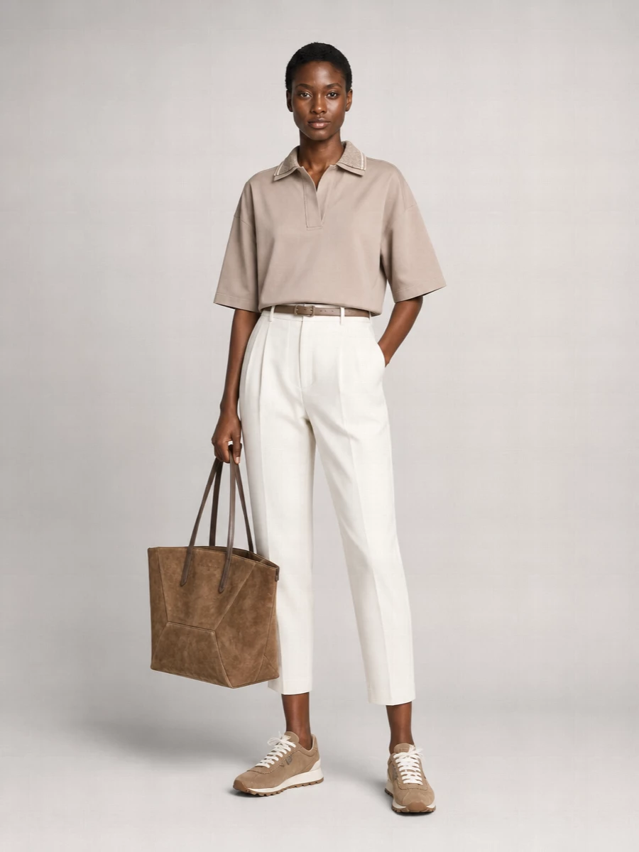 Brunello Cucinelli Short-Sleeve Polo Shirt