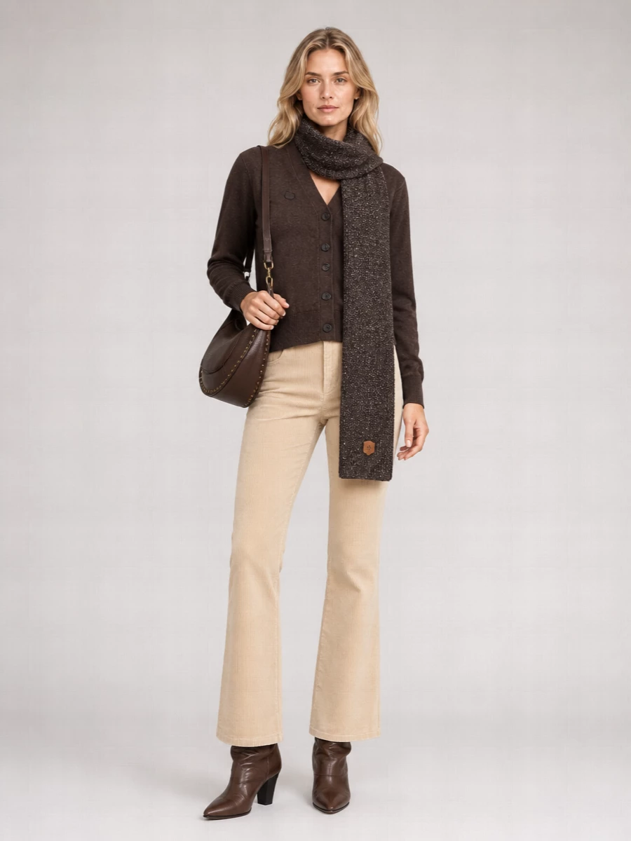 Isabel Marant Etoile Cotton Wool V-Neck Cardigan