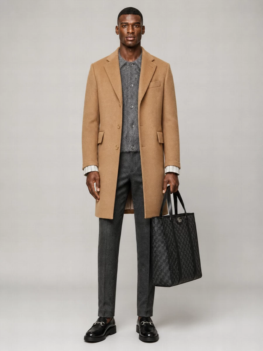 Gucci Wool Single-Breasted Coat
