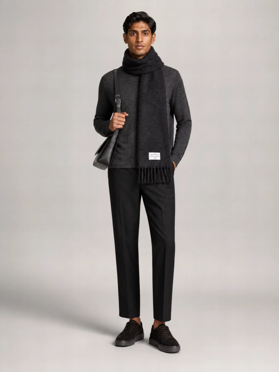 Zanone Wool Crew Neck Sweater With Long Sleeves