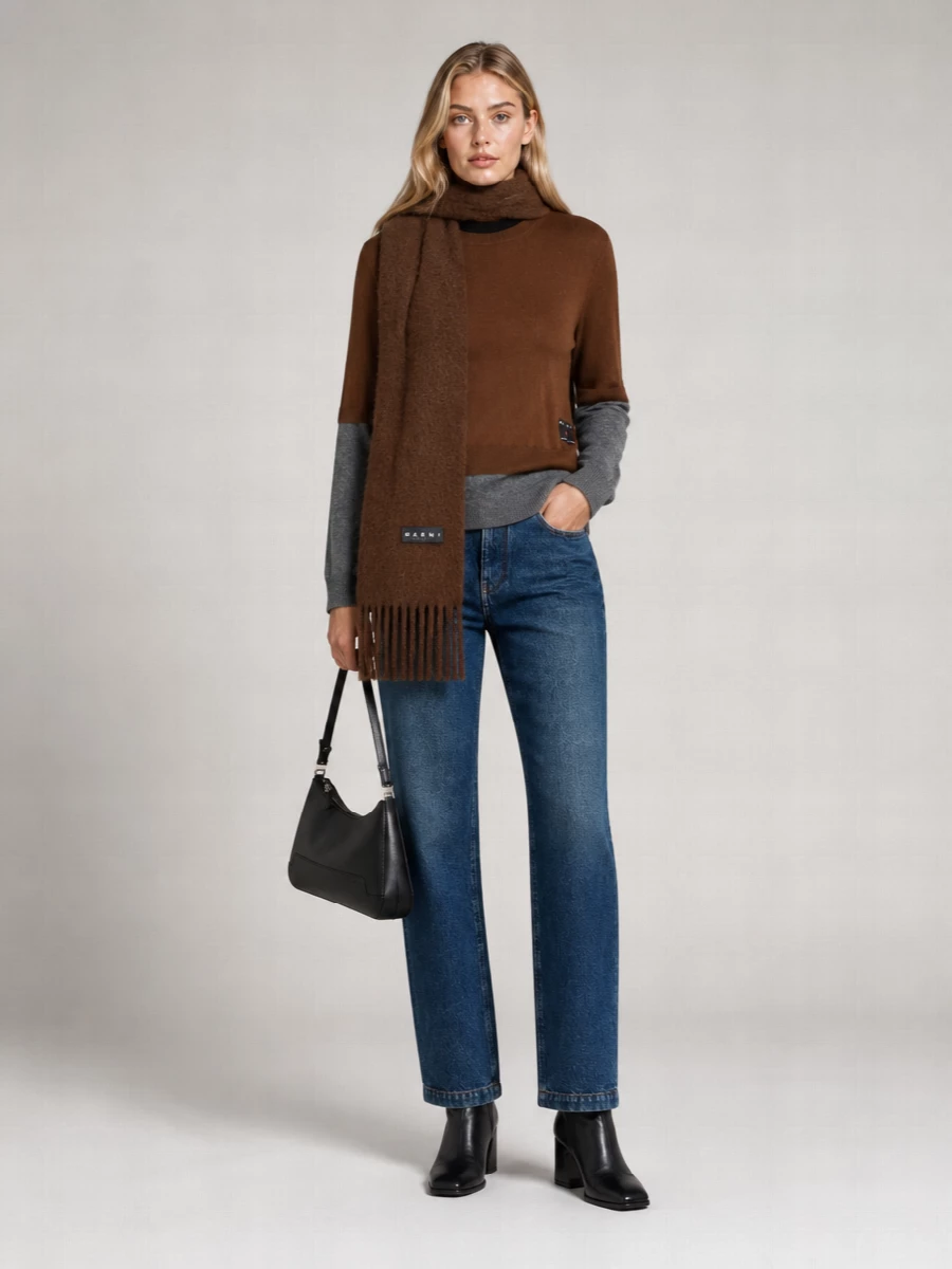 Marni Museo Leather Shoulder Bag