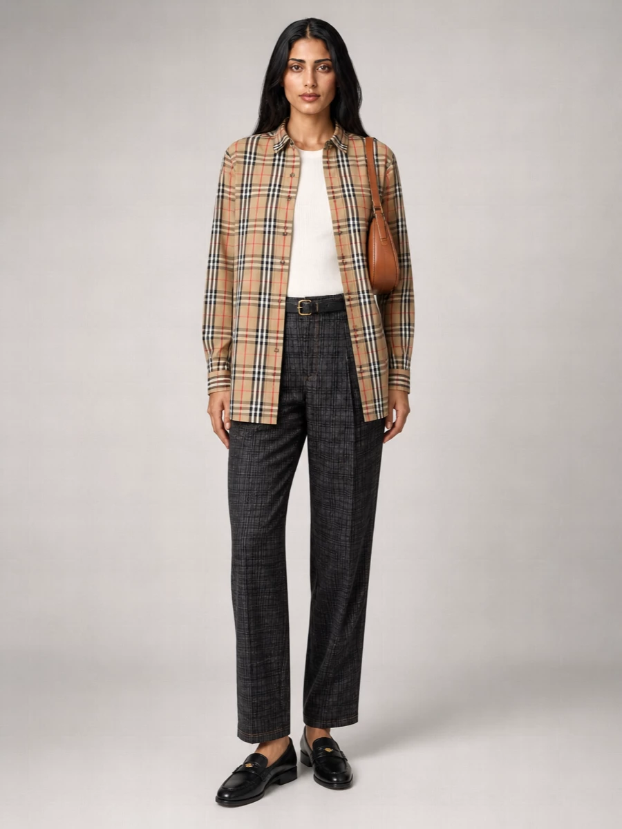 Burberry Cotton Printed Shirt