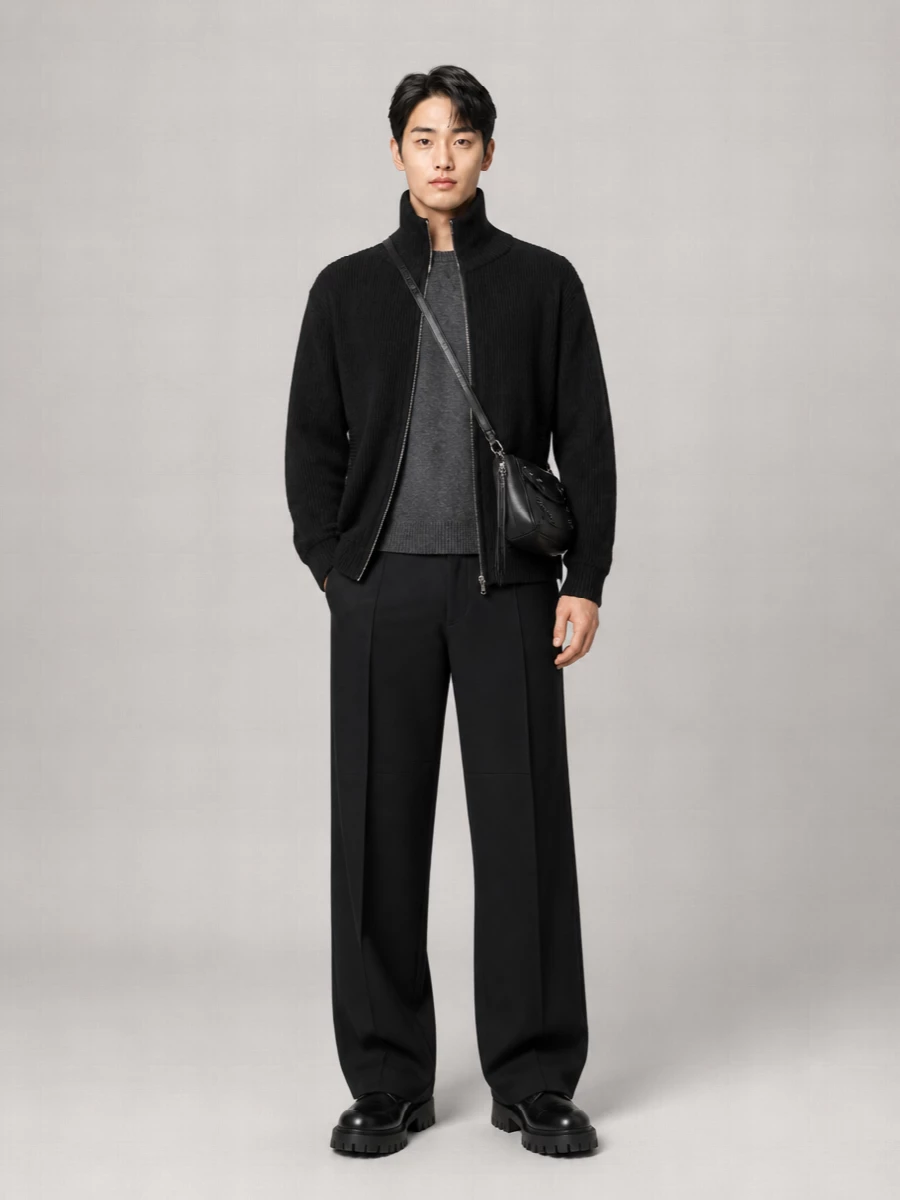 Balenciaga Calf Leather Lace-Up Boots