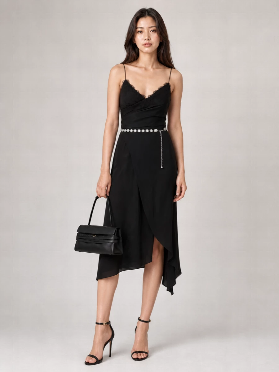 Moschino Satin Midi Dress
