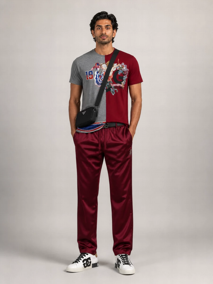 Dolce&Gabbana Cotton Graphic Crewneck T-Shirt