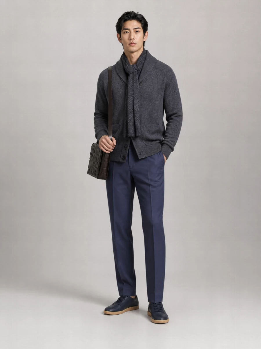 Zegna Wool Polo Neck Sweater