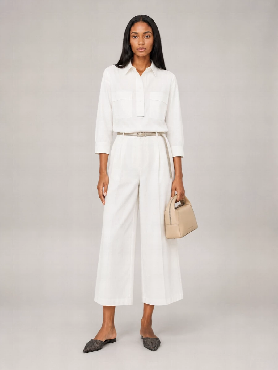Brunello Cucinelli Cotton Boxy Shirt