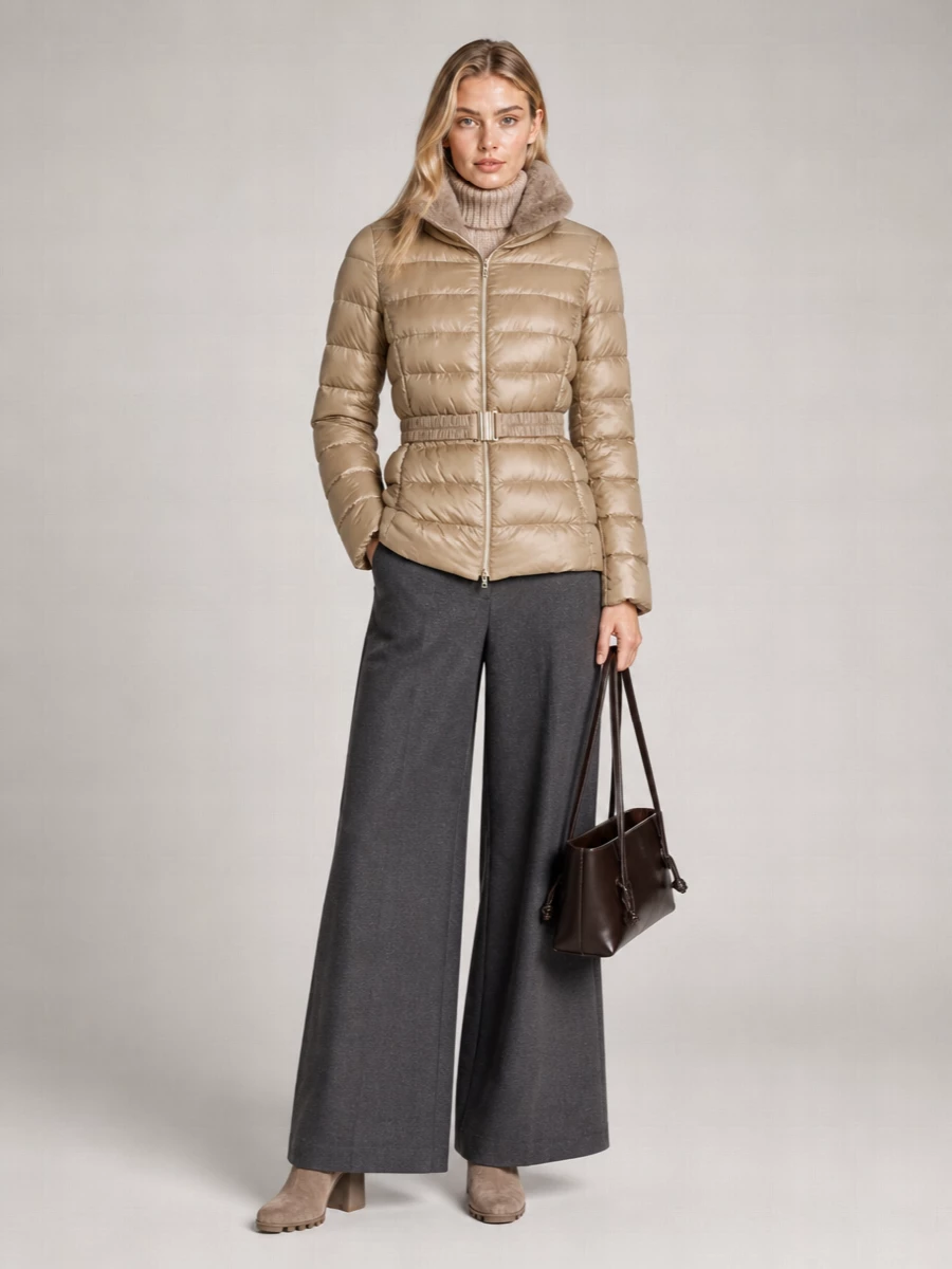 Herno Down Belted Quilted Puffer Jacket