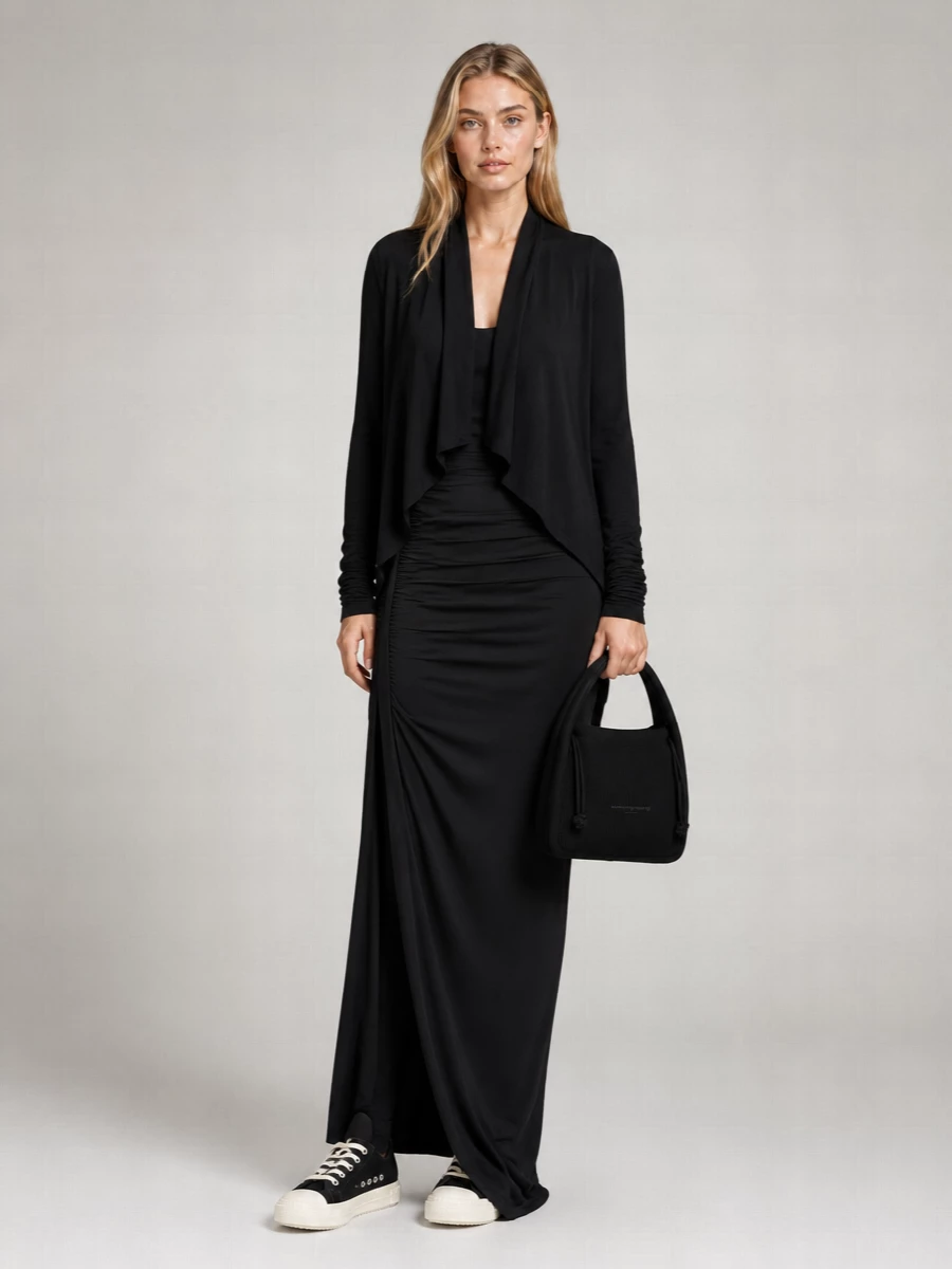 Alexander Wang Na Small Ribbed Shoulder Bag