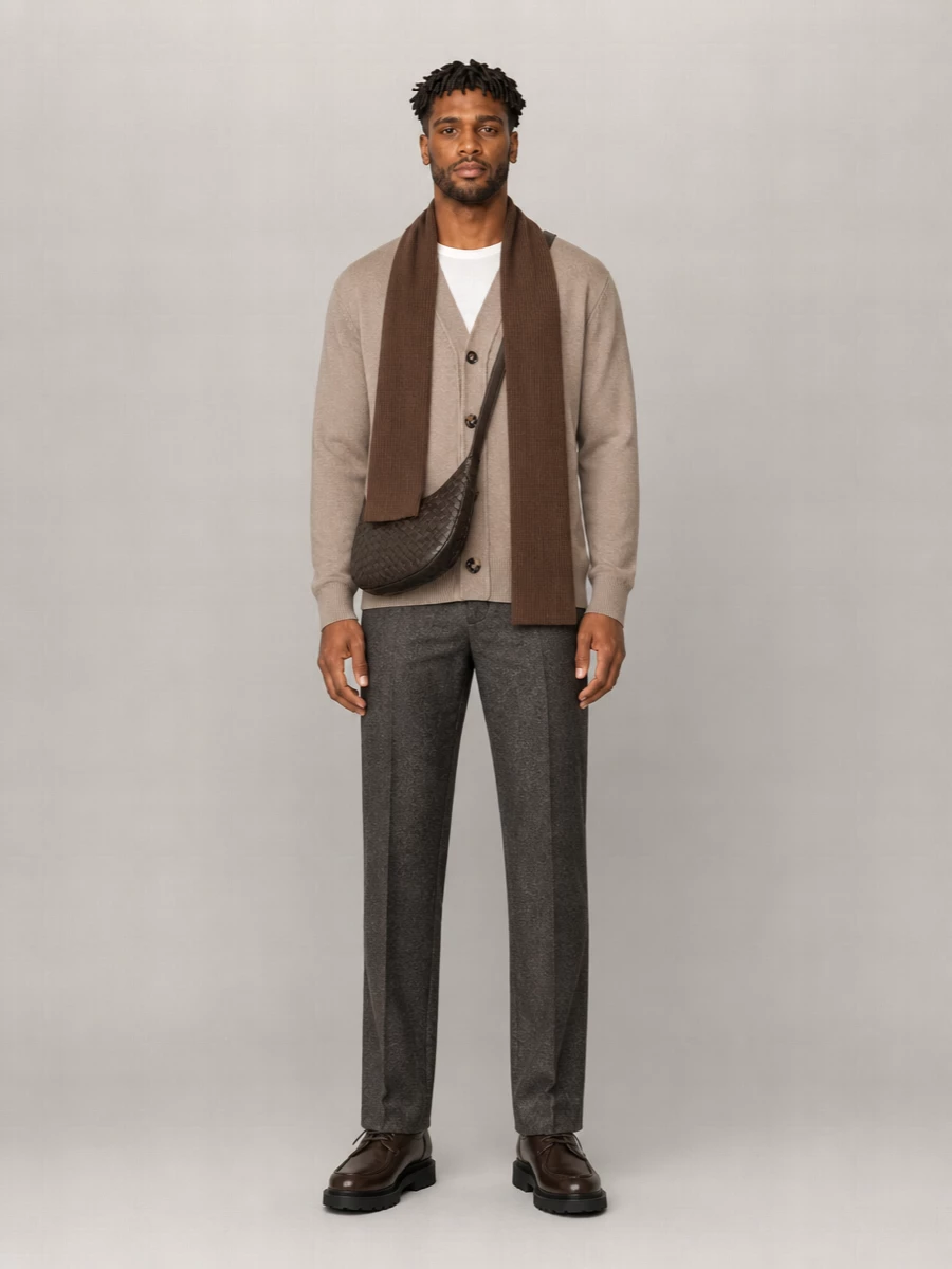 Bottega Veneta Cashmere Long-Sleeve Cardigan