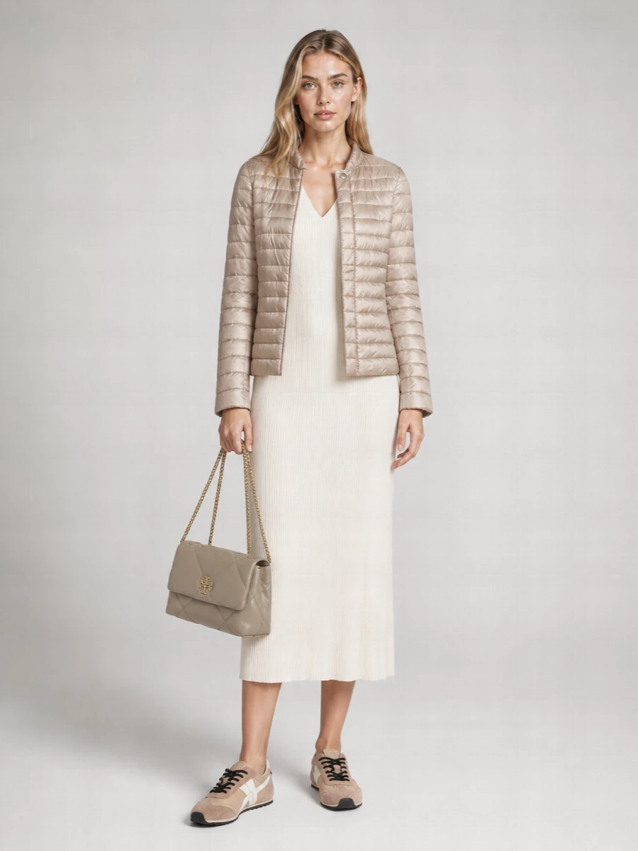 Tory Burch Kira Small Leather Quilted Shoulder Bag