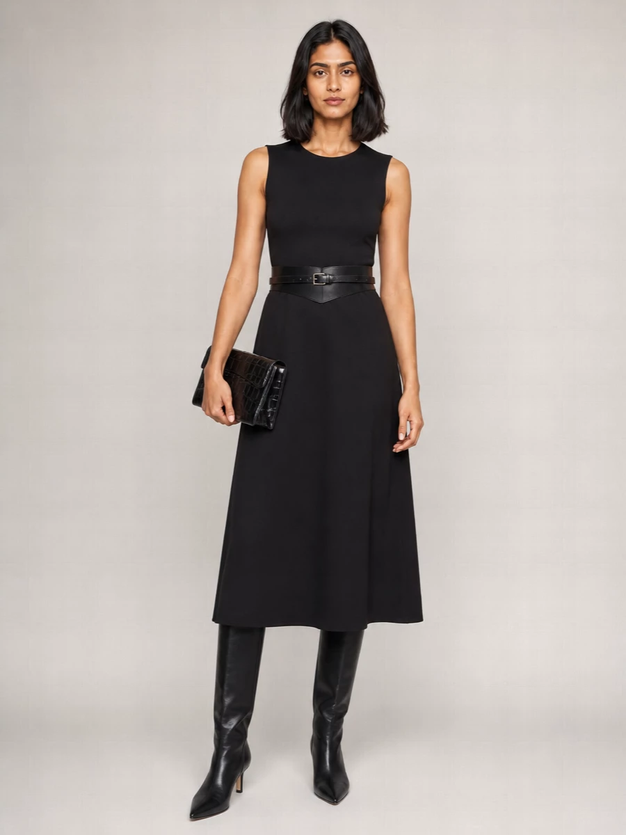 Calvin Klein Jersey Midi Dress