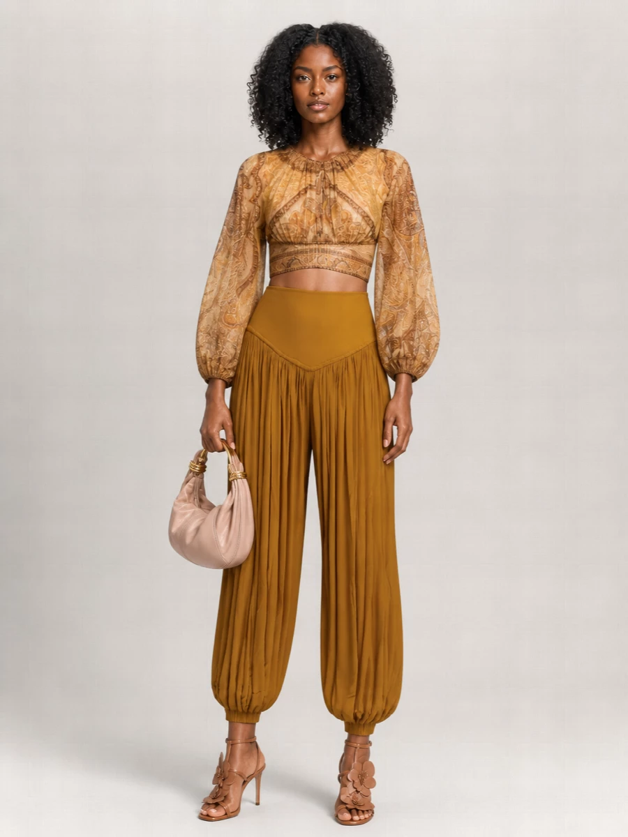Zimmermann Viscose Wide-Leg Jumpsuit