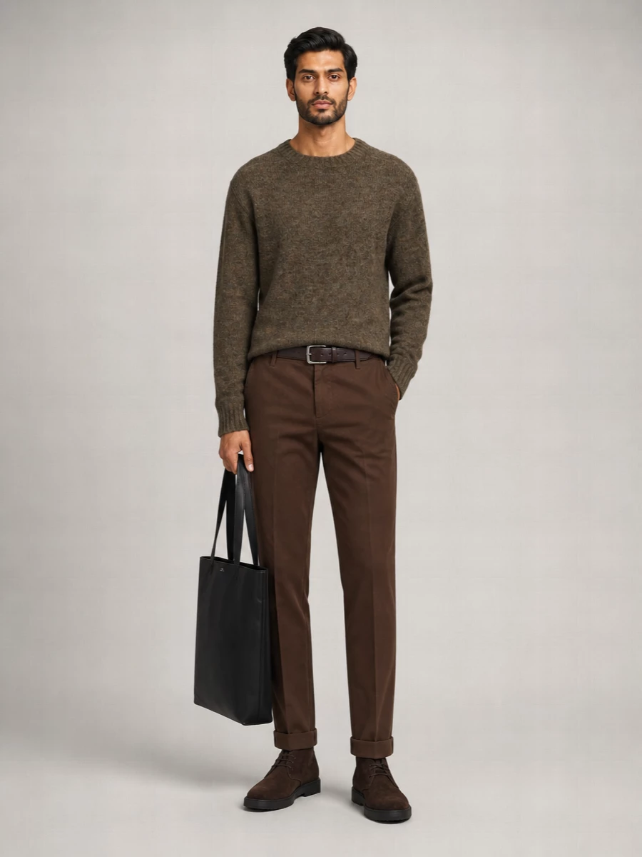 Dondup Regular-Fit Straight-Leg Trousers