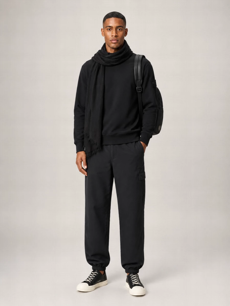 Stone Island Wool Blend Cargo Shorts