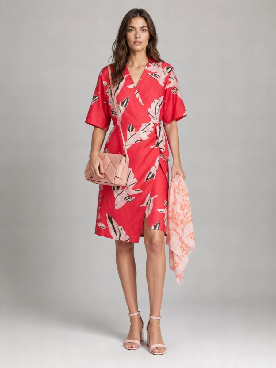 Lanvin Silk Fern-Print Square Scarf