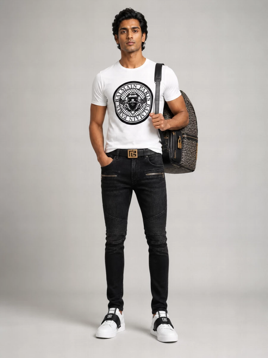 Balmain Regular-Fit Cotton T-Shirt