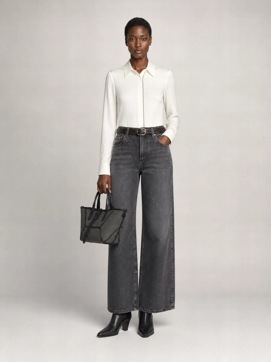 Brunello Cucinelli denim straight-leg jeans