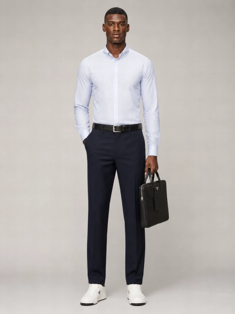 Prada Embroidered Cotton Shirt