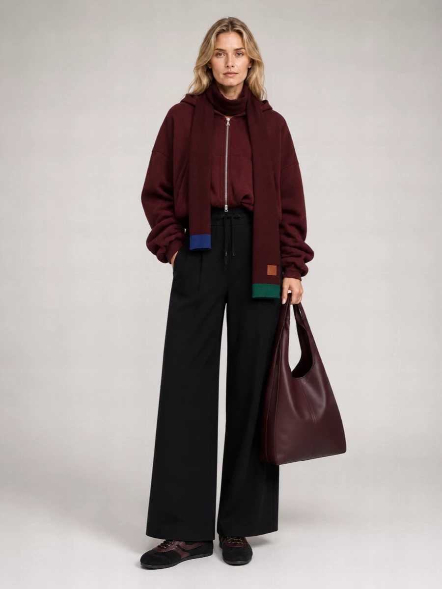 Dries Van Noten Cotton Oversized Zip Hoodie