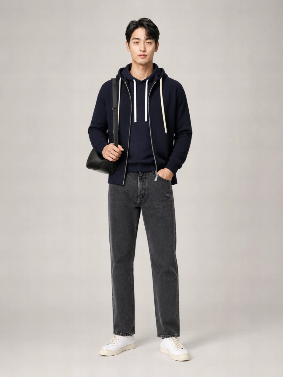 Jil Sander Cotton Hooded Jacket