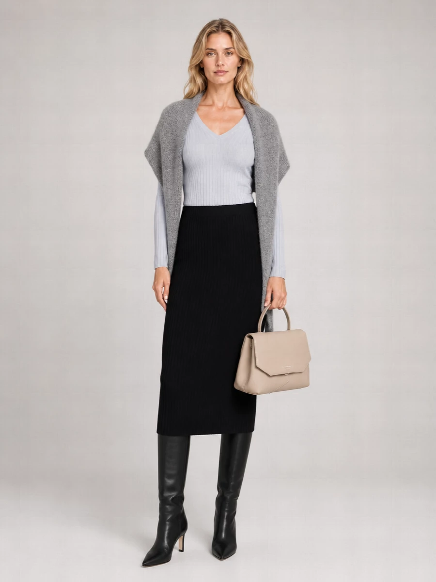 Elisabetta Franchi Long Sleeve Knitted Top