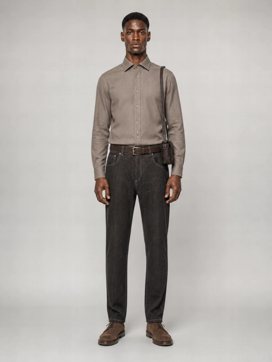 Brunello Cucinelli Virgin Wool Straight-Leg Trousers