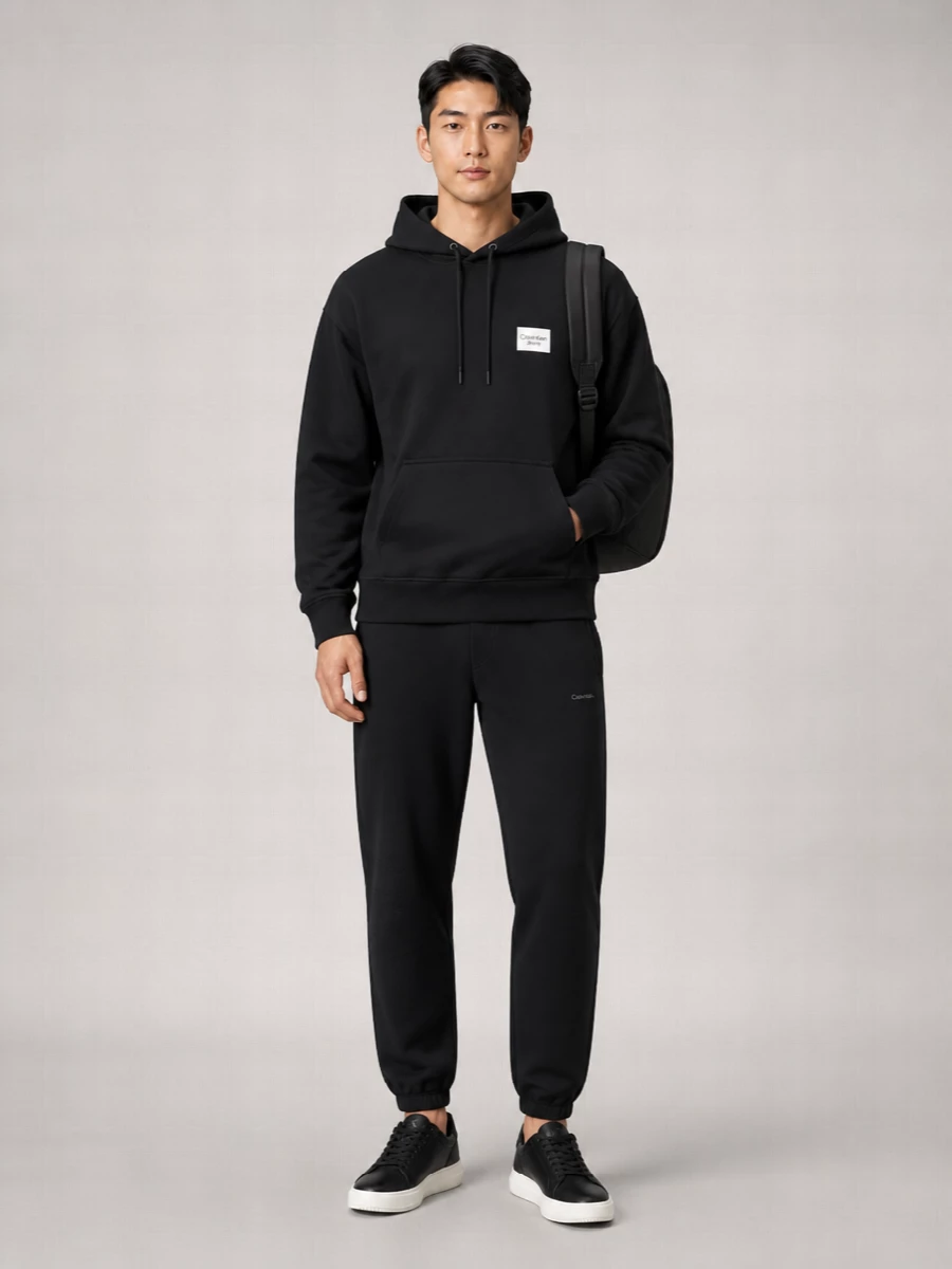 Calvin Klein Cotton Relaxed-Fit Hooded Jacket