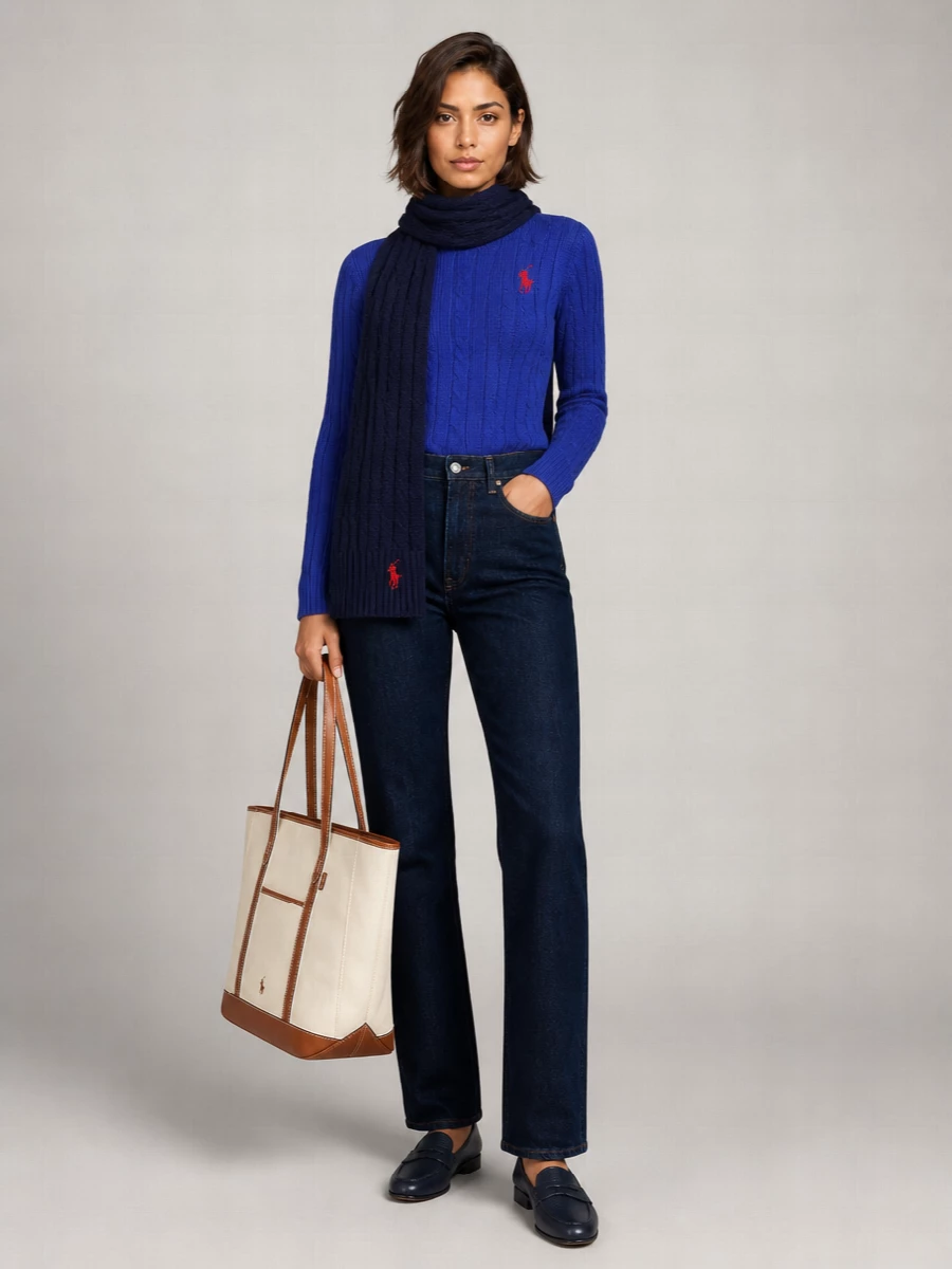 Polo Ralph Lauren Cable-Knit Sweatshirt