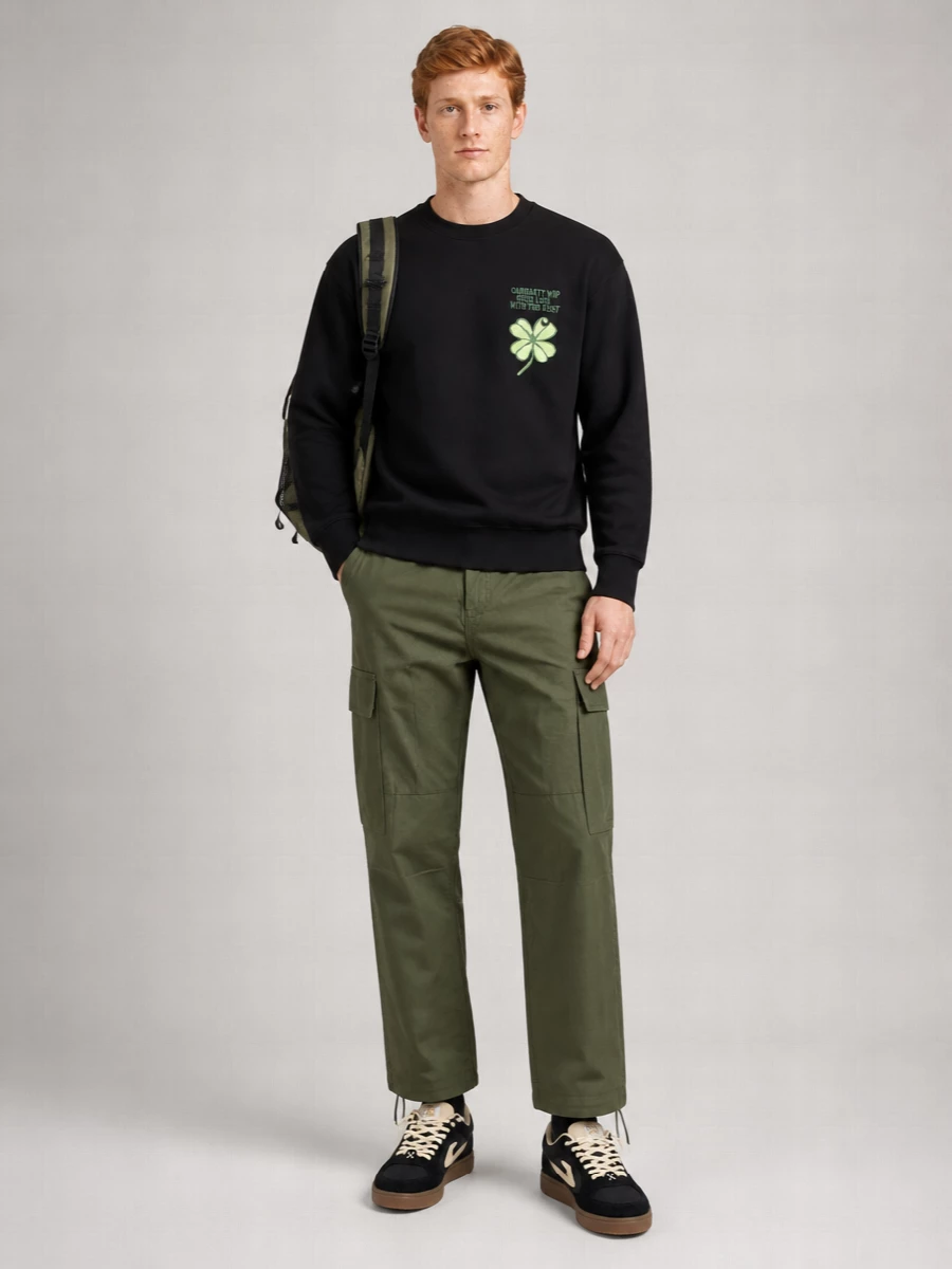 Carhartt Wip Cotton Loose-Fit Graphic-Print Sweatshirt