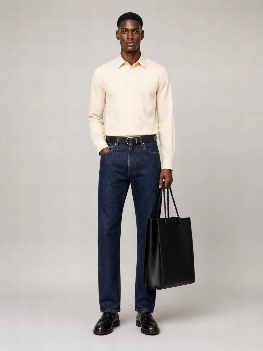 Jil Sander Denim Straight-Leg Jeans