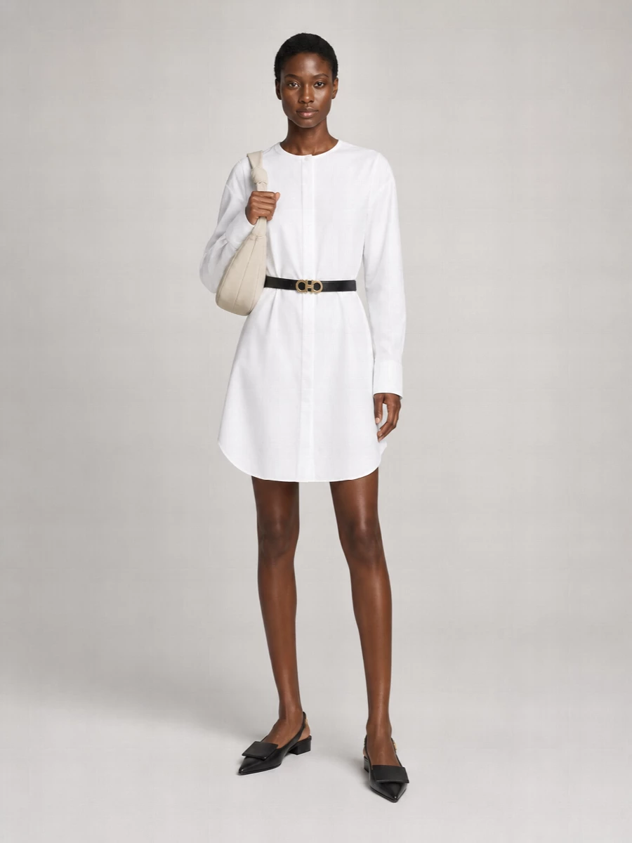 Jacquemus Cotton Shirt Midi Dress