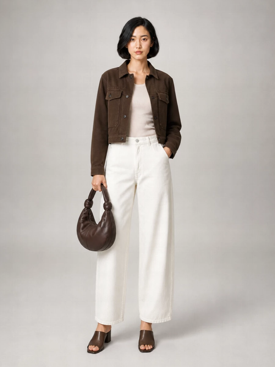 Lemaire Cropped Cotton Jacket