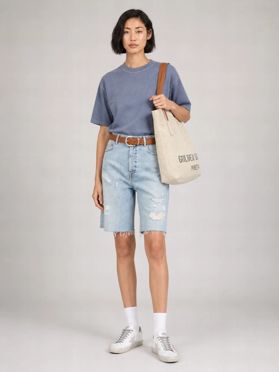 Golden Goose Leather Low-Top Sneakers
