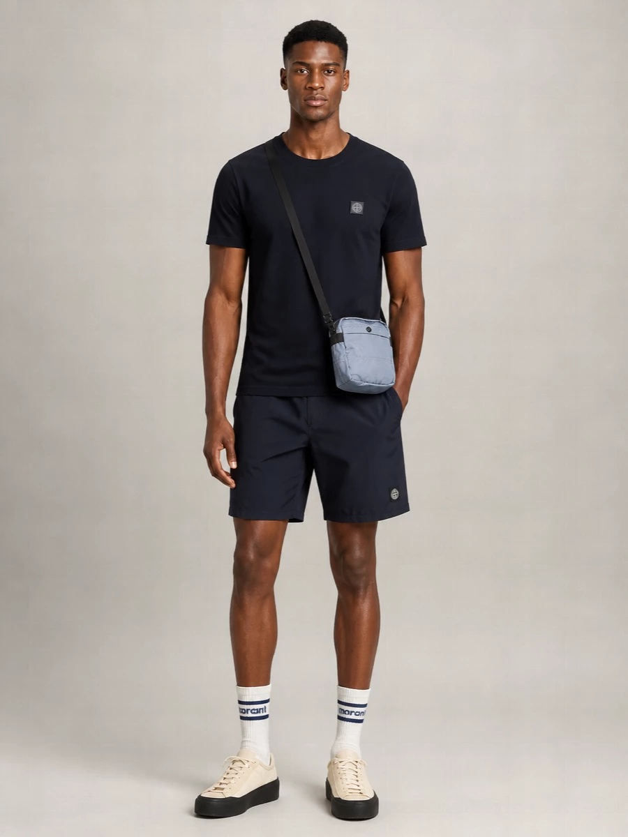 Stone Island Logo Swim Shorts
