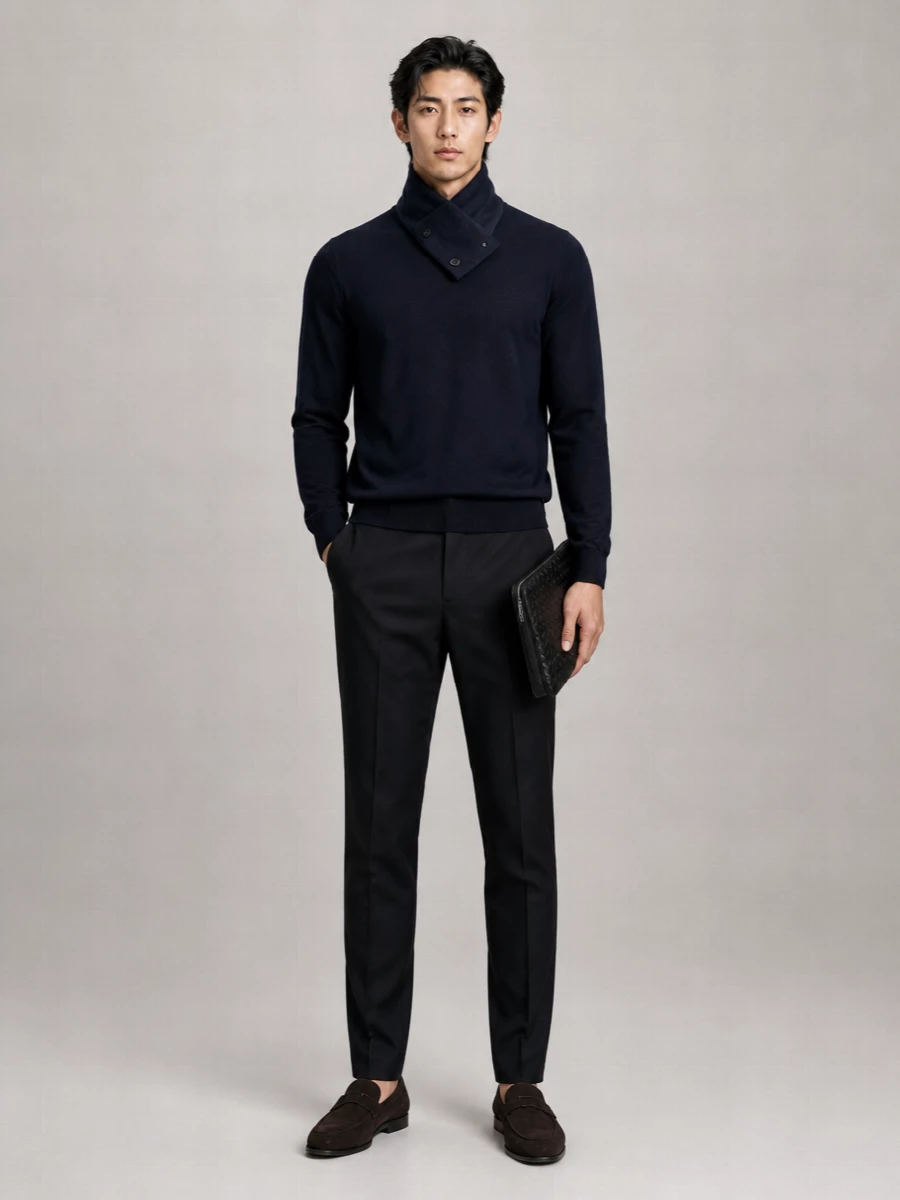 Lardini Wool Crewneck Sweater