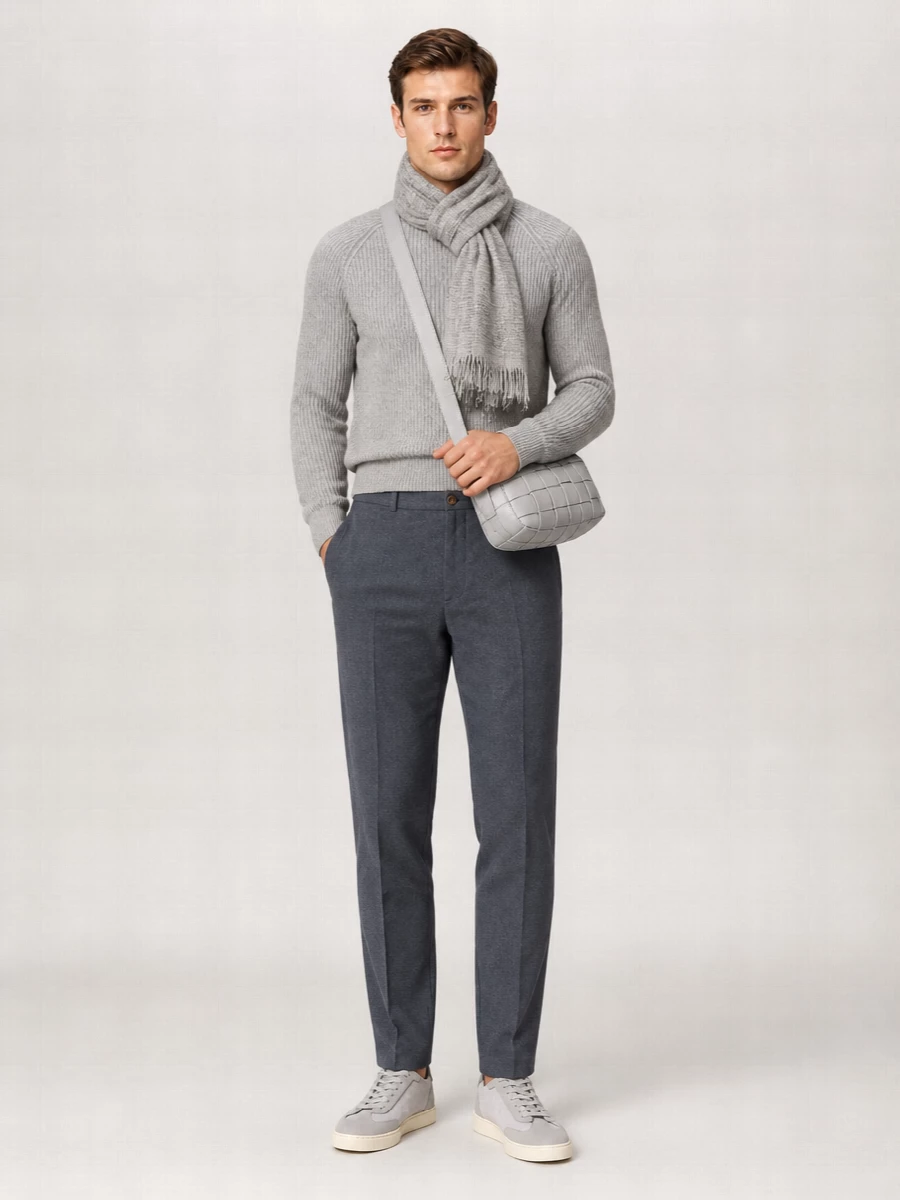 Brunello Cucinelli cashmere ribbed crewneck jumper