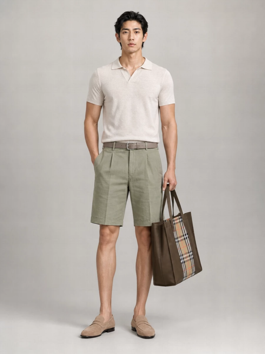 Pt Torino Chino Bermuda Shorts