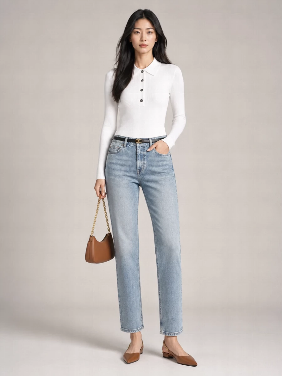 Michael Kors Denim Cigarette Jeans