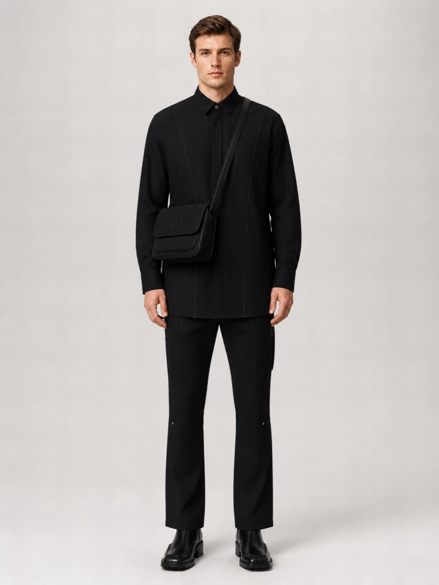 Sacai Black Shirt