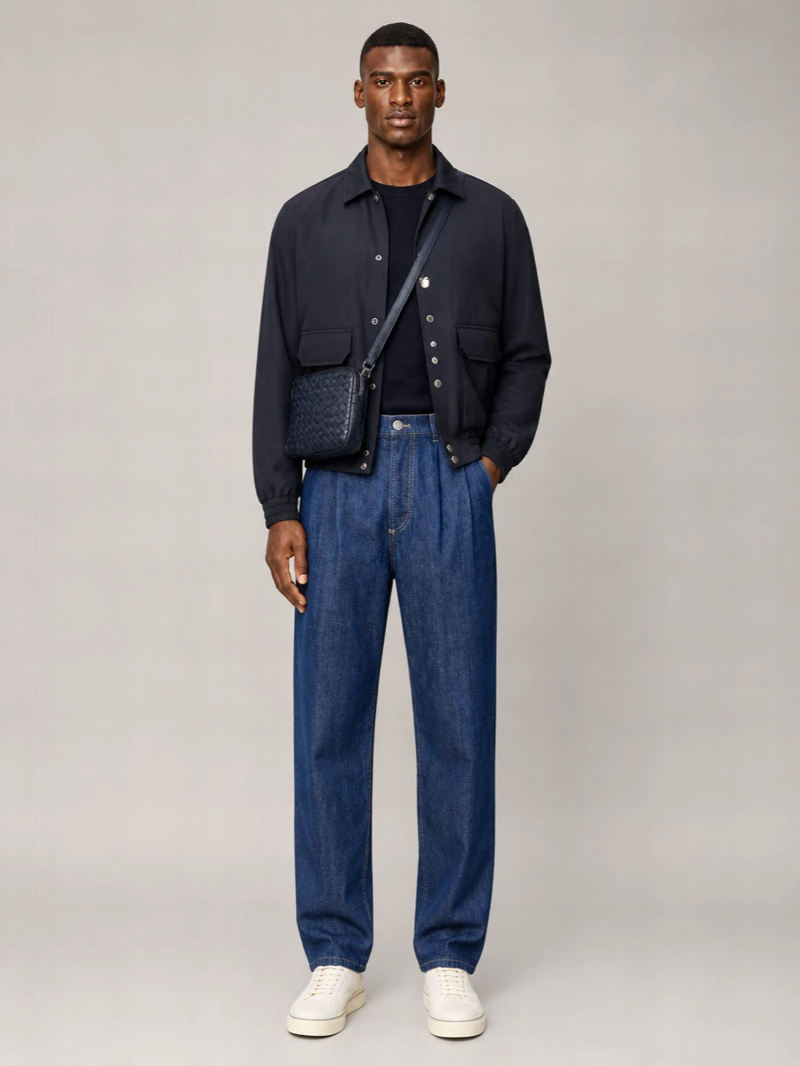 Brunello Cucinelli Silk Wool Lightweight Jacket