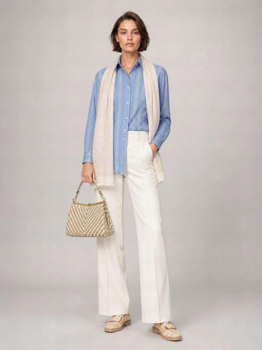 Etro Slim-Fit Jacquard Shirt
