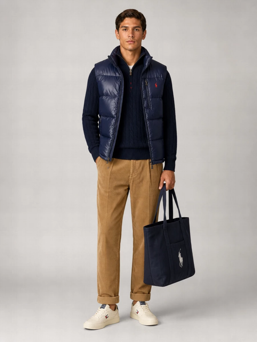 Tommy Hilfiger Leather Lace-Up Sneakers
