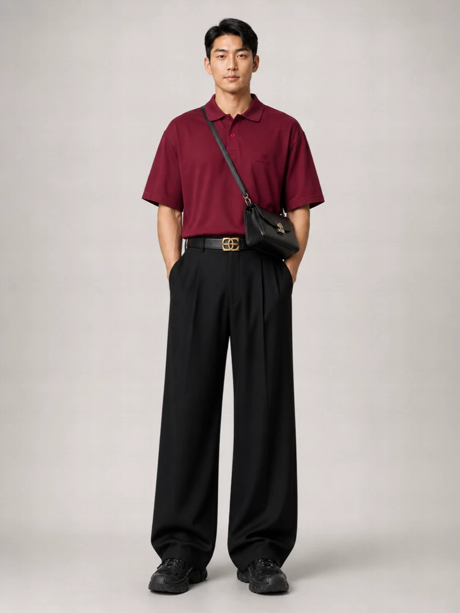 Balenciaga Cotton Short-Sleeve Polo Shirt