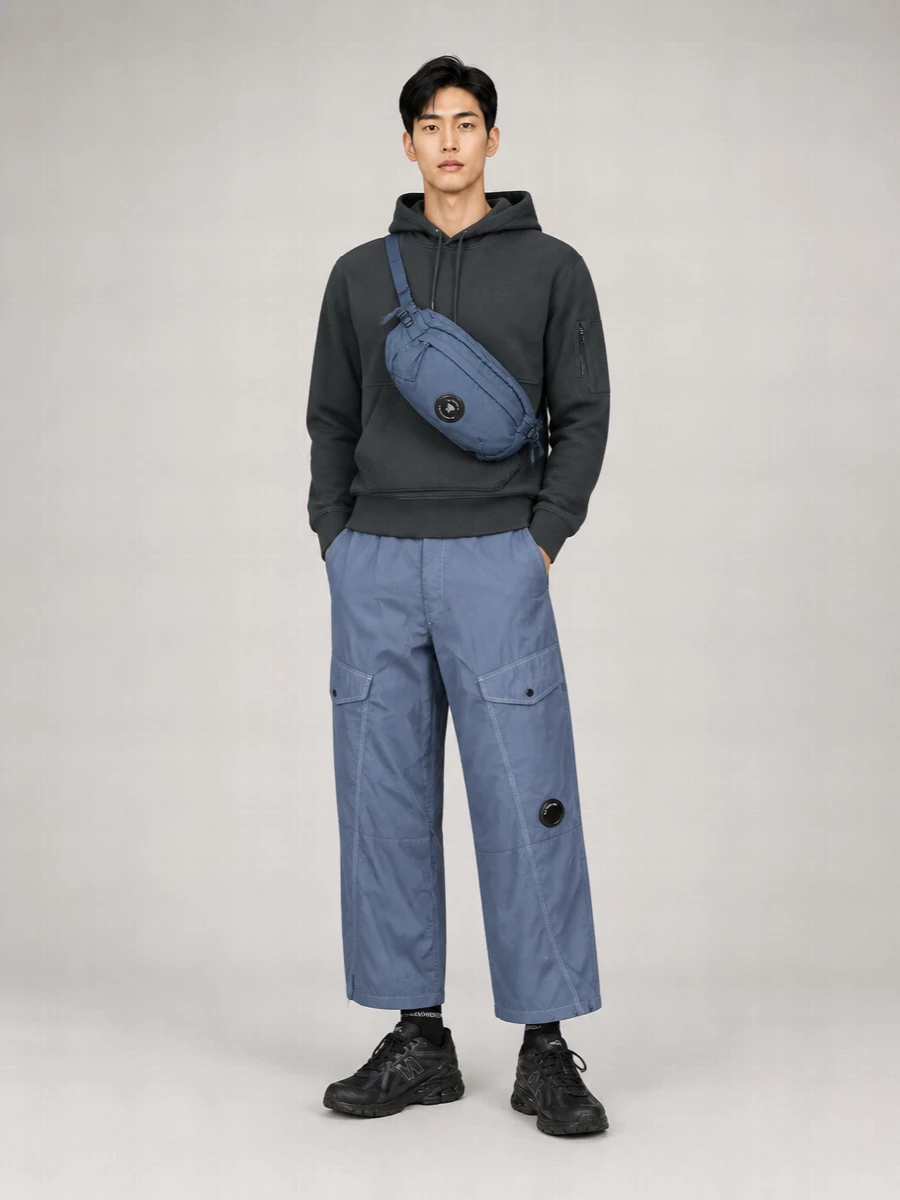 C.p. Company Wide-Leg Trousers