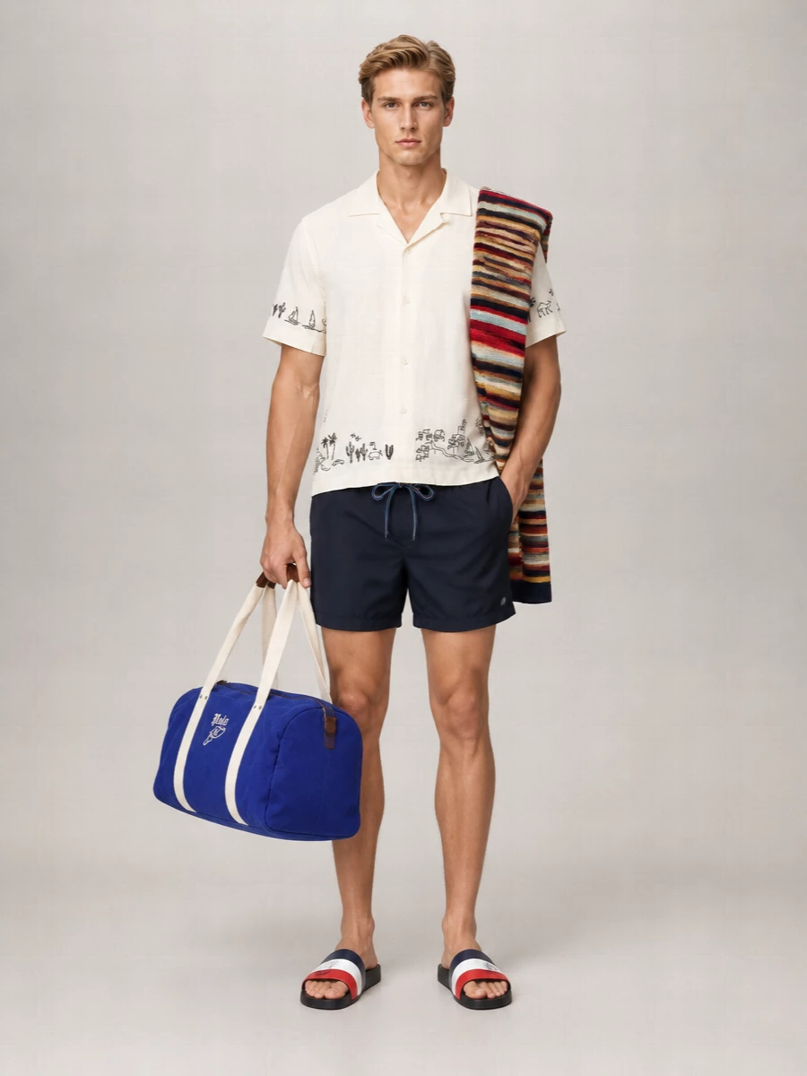 Paul Smith Logo Swim Shorts