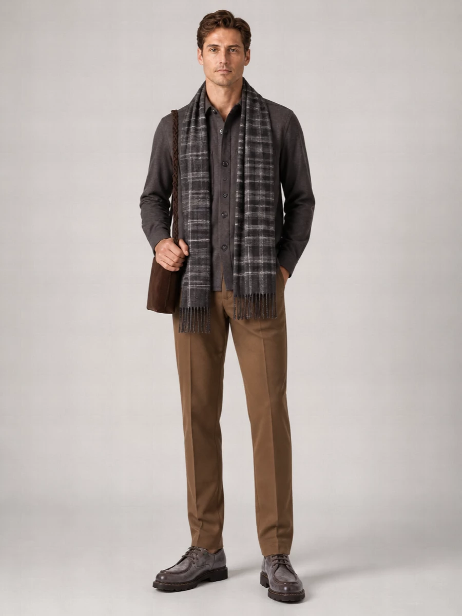 Barbour Wool Cashmere Scarf