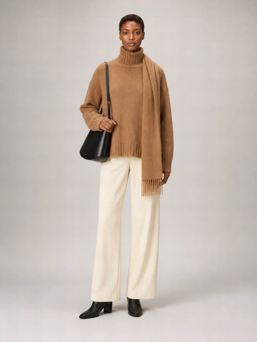 Jil Sander Alpaca Wool Turtleneck Sweater